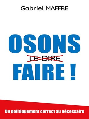 cover image of Osons faire!